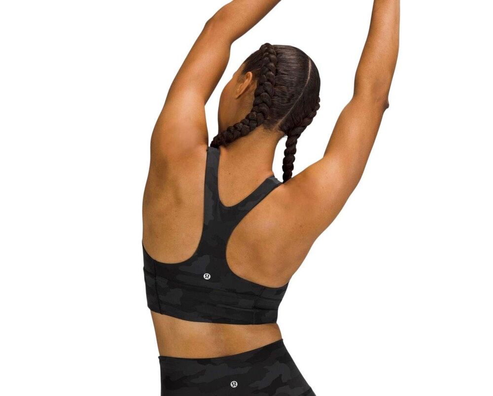 Lululemon Wunder Train Longline Sports Bra Crop Top C/D Cup size 12
